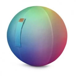 Sitting Point Chaises De Bureau Balle D'assise Arc-en-ciel Avec Poignée Polyester D65