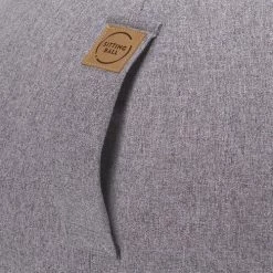 Sitting Point Chaises De Bureau Balle D'assise Aspect Feutrine Gris Avec Poignée Polyester D65 -Bancs Soldes balle d assise aspect feutrine gris avec poignee polyester d65 2