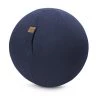 Sitting Point Chaises De Bureau Balle D'assise Aspect Feutrine Marine Avec Poignée Polyester D65