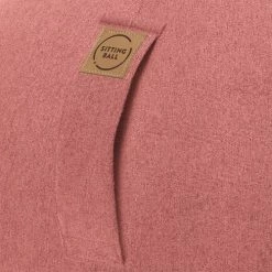 Sitting Point Chaises De Bureau Balle D'assise Aspect Feutrine Saumon Avec Poignée Polyester D65 -Bancs Soldes balle d assise aspect feutrine saumon avec poignee polyester d65 2