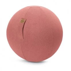 Sitting Point Chaises De Bureau Balle D'assise Aspect Feutrine Saumon Avec Poignée Polyester D65