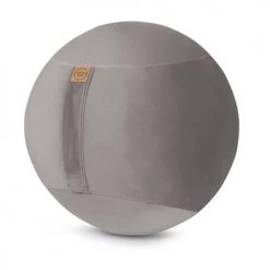 Sitting Point Chaises De Bureau Balle D'assise Avec Poignée Gris Clair Velours D65