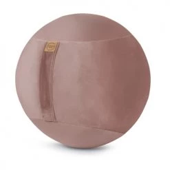 Sitting Point Chaises De Bureau Balle D'assise Avec Poignée Vieux Rose Velours D65