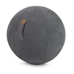 Sitting Point Chaises De Bureau Balle D'assise Design En Suédine Anthracite Avec Poignée D65