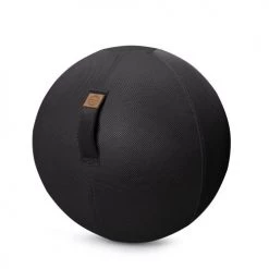 Jumbo Bag Chaises De Bureau Balle D'assise Gonflable 65cm Enveloppe Tissu Mesh Noir
