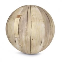 Sitting Point Chaises De Bureau Balle D'assise Motif Bois Avec Poignée Polyester D65