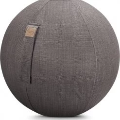 Sitting Point Chaises De Bureau Balle D'assise Tissu Jacquard Anthracite Avec Poignée Polyester D65