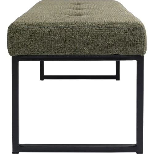 Kare Design Bancs Banc 1 Place En Tissu Vert Et Acier 6 Kare Design Bancs Banc 1 Place En Tissu Vert Et Acier – Image 4