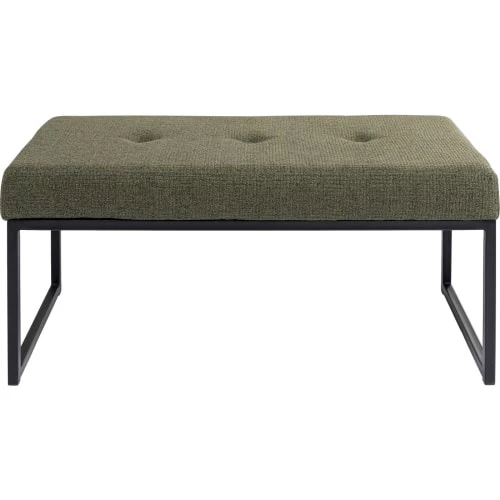 Kare Design Bancs Banc 1 Place En Tissu Vert Et Acier 3 Kare Design Bancs Banc 1 Place En Tissu Vert Et Acier
