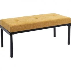 Kare Design Bancs Banc 1 Place Orange Et Acier -Bancs Soldes banc 1 place orange et acier 2