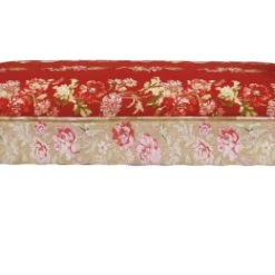 Kare Design Bancs Banc 1 Place Patchwork Rouge Et Bouleau Massif