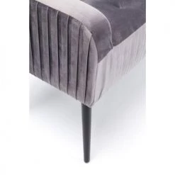 Kare Design Bancs Banc 1 Place Velours Gris Et Acier Noir 10 Kare Design Bancs Banc 1 Place Velours Gris Et Acier Noir -Bancs Soldes banc 1 place velours gris et acier noir 9