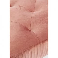 Kare Design Bancs Banc 1 Places Velours Rose Et Acier Doré -Bancs Soldes banc 1 places velours rose et acier dore 2