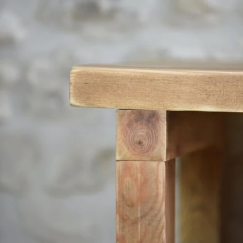 Dendro Bancs Banc 120 Cm Bois Massif 6 Dendro Bancs Banc 120 Cm Bois Massif – Image 4