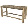 Rendez Vous Déco Bancs Banc 2 Places 90 Cm En Jonc De Mer Et Branche De Teck -Bancs Soldes banc 2 places 90 cm en jonc de mer et branche de teck