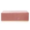 Kare Design Bancs Banc 2 Places Coffre De Rangement Velours Rose Et Acier Doré -Bancs Soldes banc 2 places coffre de rangement velours rose et acier dore
