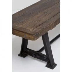 Kare Design Bancs Banc 2 Places En Bois Recyclé Et Métal -Bancs Soldes banc 2 places en bois recycle et metal 2