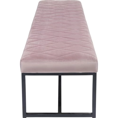 Kare Design Bancs Banc 2 Places En Velours Rose Et Acier Noir 7 Kare Design Bancs Banc 2 Places En Velours Rose Et Acier Noir – Image 5