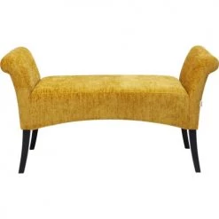 Kare Design Bancs Banc 2 Places Jaune Et Hêtre Massif