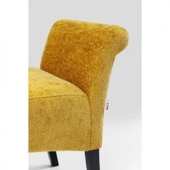 Kare Design Bancs Banc 2 Places Jaune Et Hêtre Massif -Bancs Soldes banc 2 places jaune et hetre massif 5