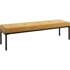 Kare Design Bancs Banc 2 Places Orange Et Acier -Bancs Soldes banc 2 places orange et acier 2