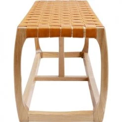 Kare Design Bancs Banc 2 Places Orange Et Bouleau Massif -Bancs Soldes banc 2 places orange et bouleau massif 3