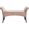 Kare Design Bancs Banc 2 Places Velours Rose Et Hêtre Massif -Bancs Soldes banc 2 places velours rose et hetre massif