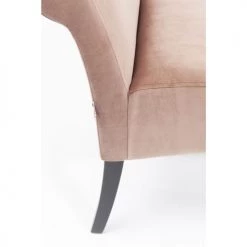 Kare Design Bancs Banc 2 Places Velours Rose Et Hêtre Massif -Bancs Soldes banc 2 places velours rose et hetre massif 2