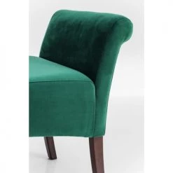 Kare Design Bancs Banc 2 Places Velours Vert Et Hêtre Massif -Bancs Soldes banc 2 places velours vert et hetre massif 3