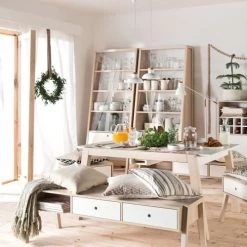 Vox Bancs Banc 3 Tiroirs Blanc -Bancs Soldes banc 3 tiroirs blanc 1