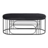 Maisons Du Monde Bancs Banc Arrondi Noir -Bancs Soldes banc arrondi noir 1000 16 33 228649 1