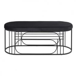 Maisons Du Monde Bancs Banc Arrondi Noir