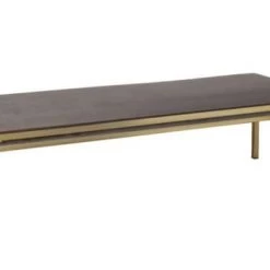 Mathi Design Bancs Banc Avec Assise En Velours Gris