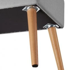 Tectake Bancs Banc Avec Coffre De Rangement Aspect Lin RANYA Effet Gris Clair -Bancs Soldes banc avec coffre de rangement aspect lin ranya effet gris clair 3