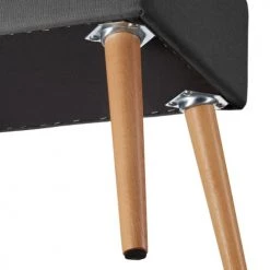 Tectake Bancs Banc Avec Coffre De Rangement Aspect Lin RANYA Effet Gris Foncé -Bancs Soldes banc avec coffre de rangement aspect lin ranya effet gris fonce 3