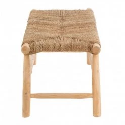 Meubles & Design Bancs Banc Bohème En Bois Et Corde Naturel -Bancs Soldes banc boheme en bois et corde naturel 3