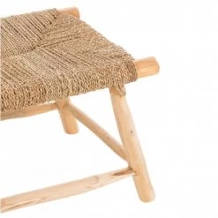 Meubles & Design Bancs Banc Bohème En Bois Et Corde Naturel -Bancs Soldes banc boheme en bois et corde naturel 4