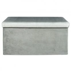 The Home Deco Factory Bancs Banc Coffre De Rangement Gris Souris -Bancs Soldes banc coffre de rangement gris souris 4