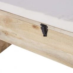 Maisons Du Monde Bancs Banc Coffre En Lin Beige Et Bois De Manguier -Bancs Soldes banc coffre en lin beige et bois de manguier 1000 16 0 222835 3