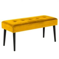Meubles & Design Bancs Banc Contemporain En Velours Matelassé Et Pied En Métal Moutarde 10 Meubles & Design Bancs Banc Contemporain En Velours Matelassé Et Pied En Métal Moutarde -Bancs Soldes banc contemporain en velours matelasse et pied en metal moutarde 2