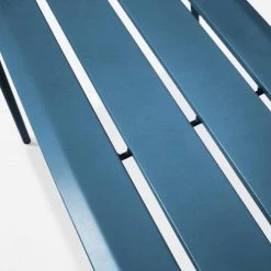 Oviala Bancs Banc D'intérieur En Métal Bleu Pacific -Bancs Soldes banc d interieur en metal bleu pacific 2