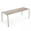 Oviala Bancs Banc D'intérieur En Métal Taupe -Bancs Soldes banc d interieur en metal taupe