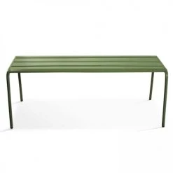 Oviala Bancs Banc D'intérieur En Métal Vert Cactus -Bancs Soldes banc d interieur en metal vert cactus 3