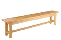 Hellin Bancs Banc De Ferme 4 Places En Bois De Chêne Massif L195 -Bancs Soldes banc de ferme 4 places en bois de chene massif l195 10