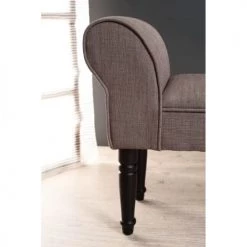 MACABANE Bancs Banc De Lit Tissu Couleur Havane -Bancs Soldes banc de lit tissu couleur havane 2