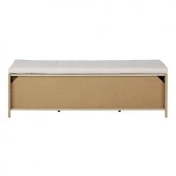 Maisons Du Monde Bancs Banc De Rangement En Bois Beige 2 Portes 2 Tiroirs -Bancs Soldes banc de rangement en bois beige 2 portes 2 tiroirs 1000 5 28 226020 4