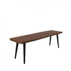 Dutchbone Bancs Banc Design En Noyer 140cm -Bancs Soldes banc design en noyer 140cm 3