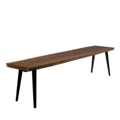 Dutchbone Bancs Banc Design En Noyer 180cm -Bancs Soldes banc design en noyer 180cm 2