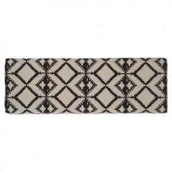 WOMO-DESIGN Bancs Banc Design Noir/gris, 122x49x40 Cm, Revêtement En Tissu 8 WOMO-DESIGN Bancs Banc Design Noir/gris, 122x49x40 Cm, Revêtement En Tissu -Bancs Soldes banc design noir gris 122x49x40 cm revetement en tissu 2