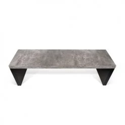 TEMAHOME Bancs Banc Effet Bois Béton Et Noir 11 TEMAHOME Bancs Banc Effet Bois Béton Et Noir -Bancs Soldes banc effet bois beton et noir 4